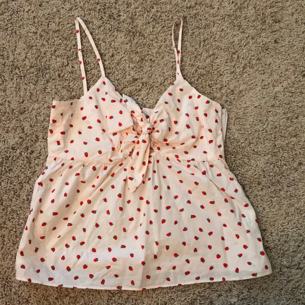 Madewell strawberry cami